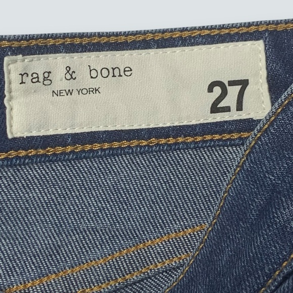 RAG & BONE NINA High-Rise Cigarette in MANCHESTER with SLIT Size 27 in EUC - Picture 8 of 11